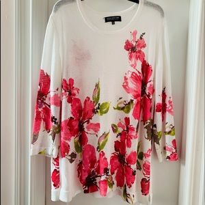 GORGEOUS LIGHT WEIGHT SPRING SWEATER BY JONES OF NEW YORK PLUS SZ-2X, LIKE NEW❣️